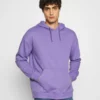 Pier One Uomo PLAIN SKATER HOODY - Felpa Con Cappuccio - Lilac