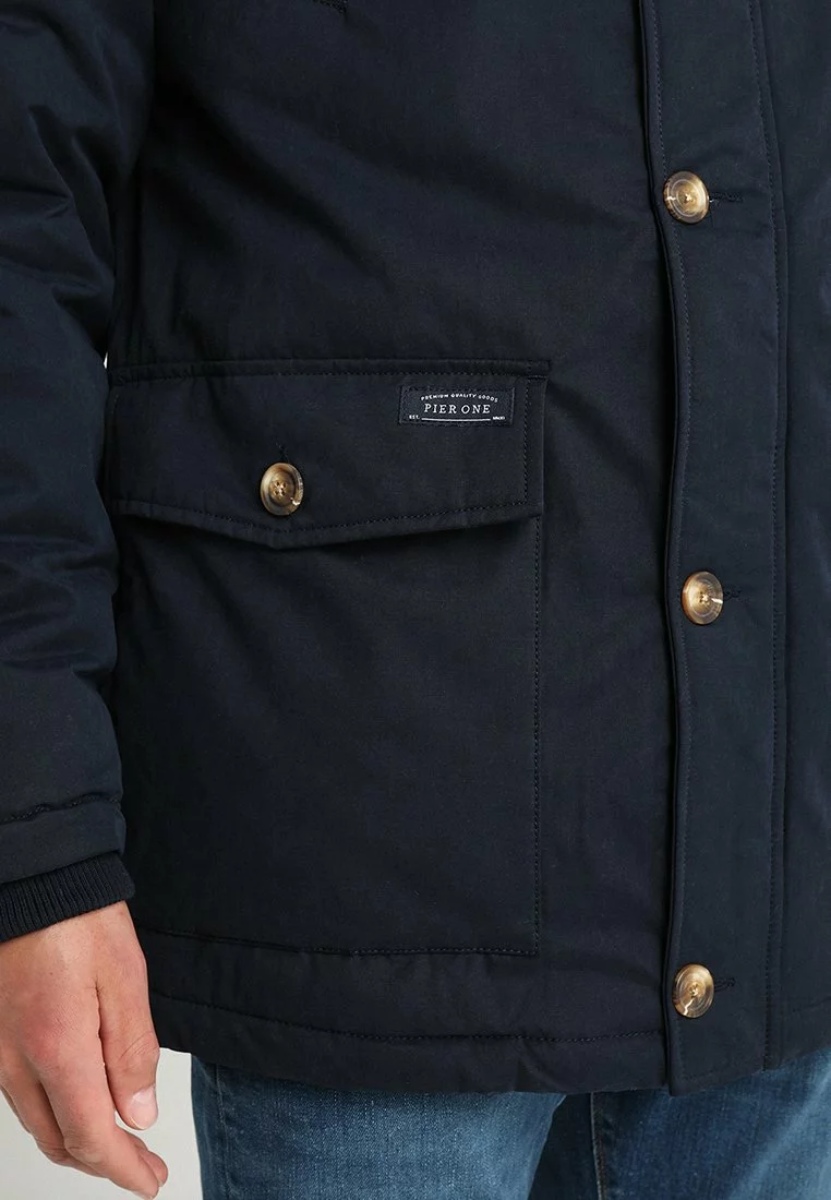 Pier One Uomo Giacca Invernale - Dark Blue 10 Pier One Uomo Giacca Invernale - Dark Blue - immagine 8