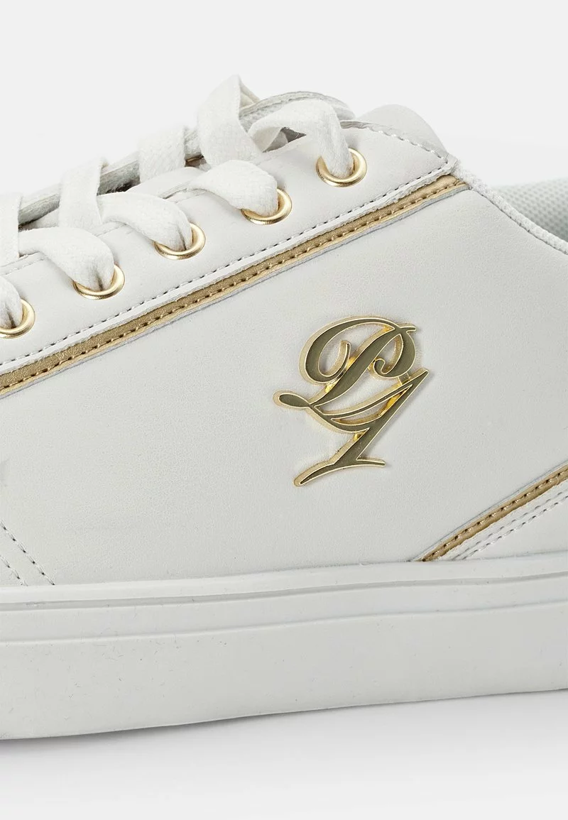 Pier One Unisex Sneakers Basse - White/gold 8 Pier One Unisex Sneakers Basse - White/gold - immagine 6