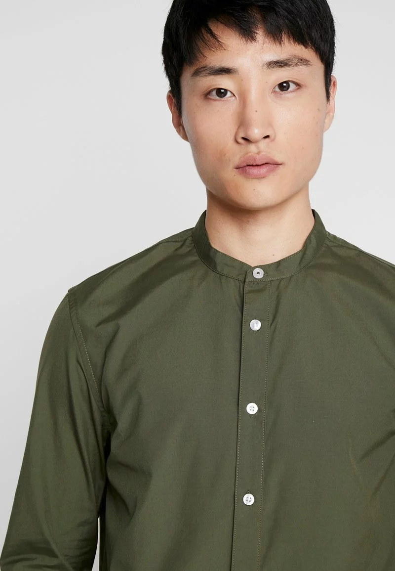 Pier One Uomo 2 PACK - Camicia - Oliv/black 6 Pier One Uomo 2 PACK - Camicia - Oliv/black - immagine 4