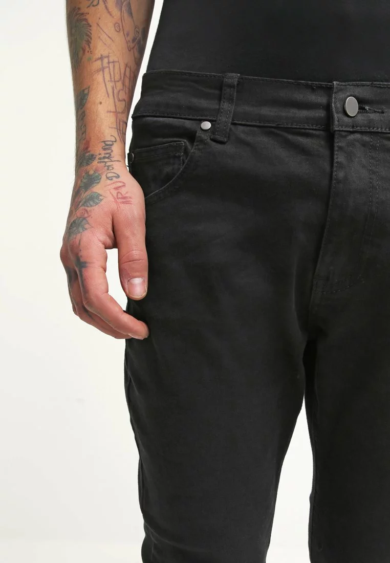 Pier One Uomo Jeans Slim Fit - Black Denim 7 Pier One Uomo Jeans Slim Fit - Black Denim - immagine 5