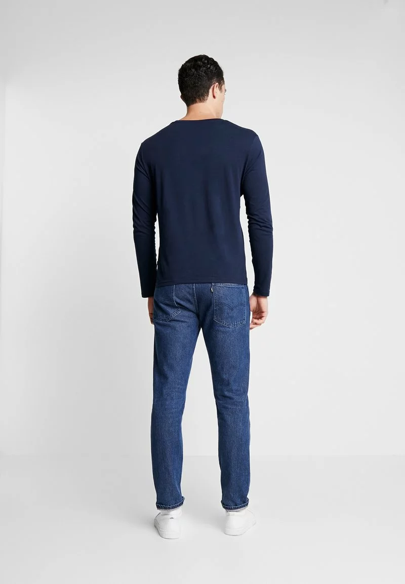 Pier One Uomo Maglietta A Manica Lunga - Dark Blue 5 Pier One Uomo Maglietta A Manica Lunga - Dark Blue - immagine 3