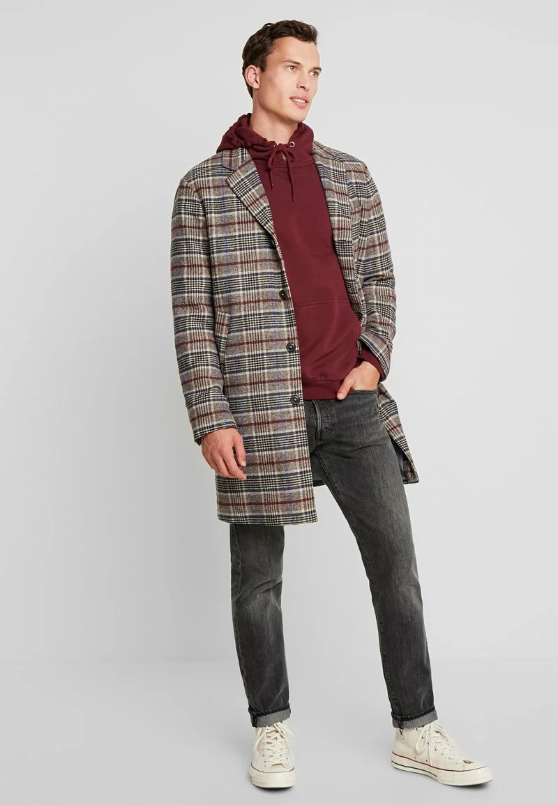 Pier One Uomo PLAIN SKATER HOODY - Felpa Con Cappuccio - Bordeaux 4 Pier One Uomo PLAIN SKATER HOODY - Felpa Con Cappuccio - Bordeaux - immagine 2