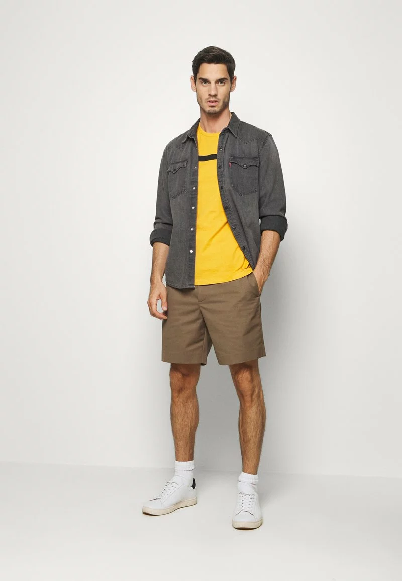 Pier One Uomo T-shirt Con Stampa - Yellow 4 Pier One Uomo T-shirt Con Stampa - Yellow - immagine 2