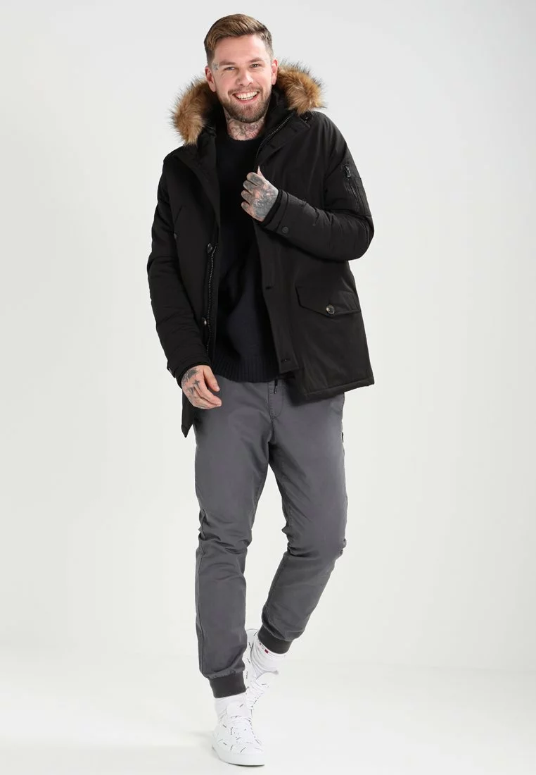 Pier One Uomo Parka - Black 4 Pier One Uomo Parka - Black - immagine 2