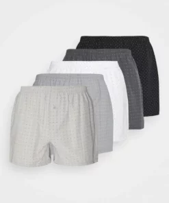Pier One Uomo 5 PACK - Boxer - Black/dark Grey/white