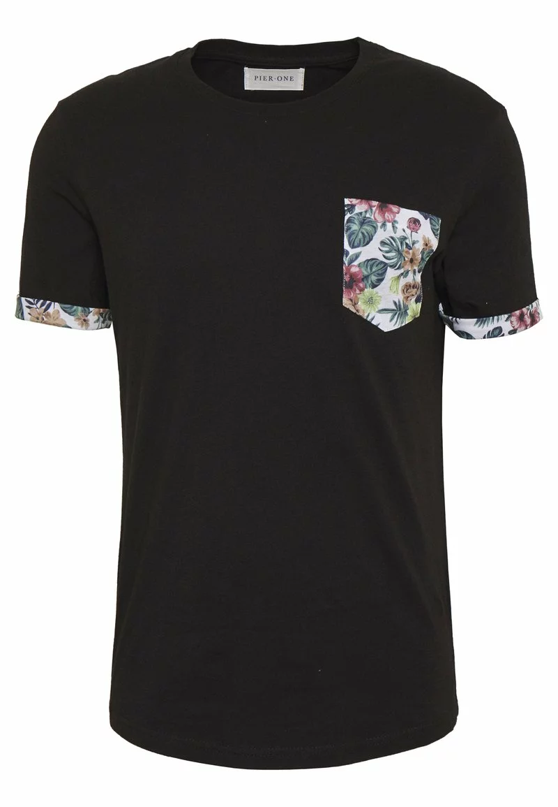 Pier One Uomo T-shirt Con Stampa - Black 7 Pier One Uomo T-shirt Con Stampa - Black - immagine 5