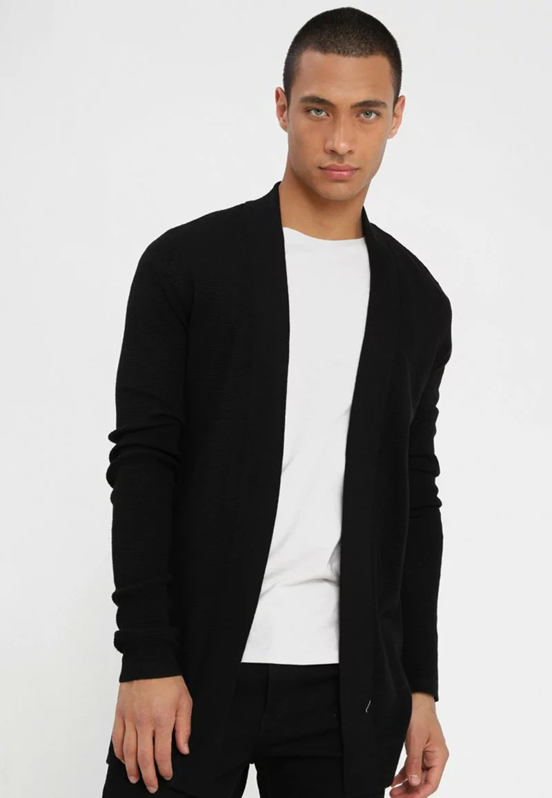 Pier One Uomo Cardigan - Black 3 Pier One Uomo Cardigan - Black