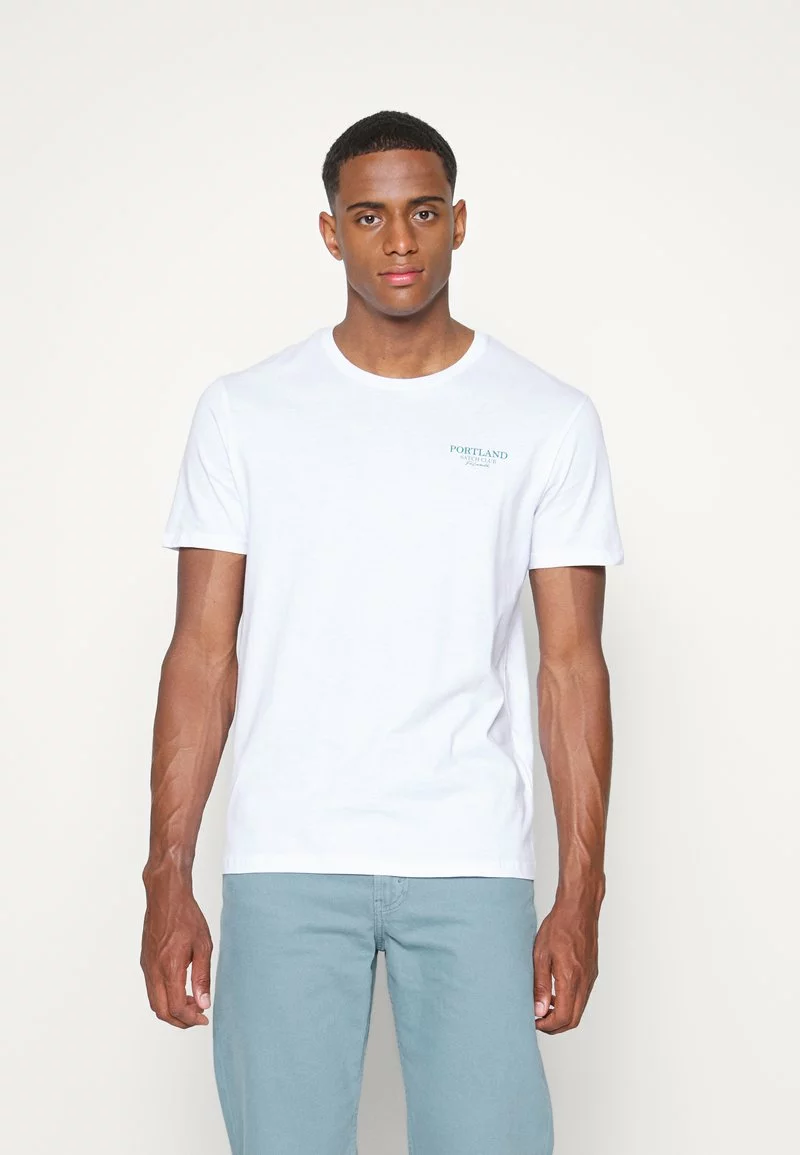 Pier One Uomo GRAPHIC T-SHIRT - T-shirt Con Stampa - White 7 Pier One Uomo GRAPHIC T-SHIRT - T-shirt Con Stampa - White - immagine 5