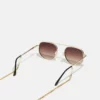 Pier One WITH CHAIN SET UNISEX - Occhiali Da Sole - Brown -Offerta Economica Pier One ec44c6ebeaed4f389c1cfcebf6d3b7ef