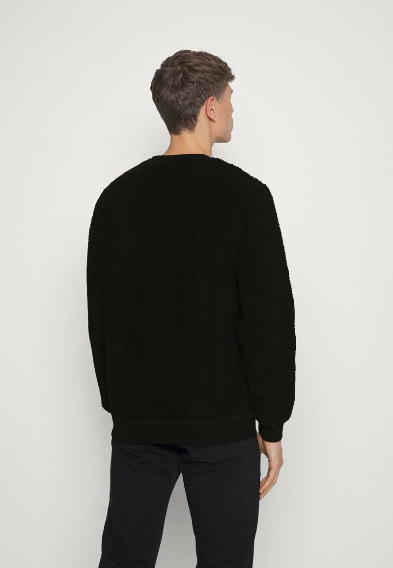 Pier One Uomo Felpa In Pile - Black 5 Pier One Uomo Felpa In Pile - Black - immagine 3