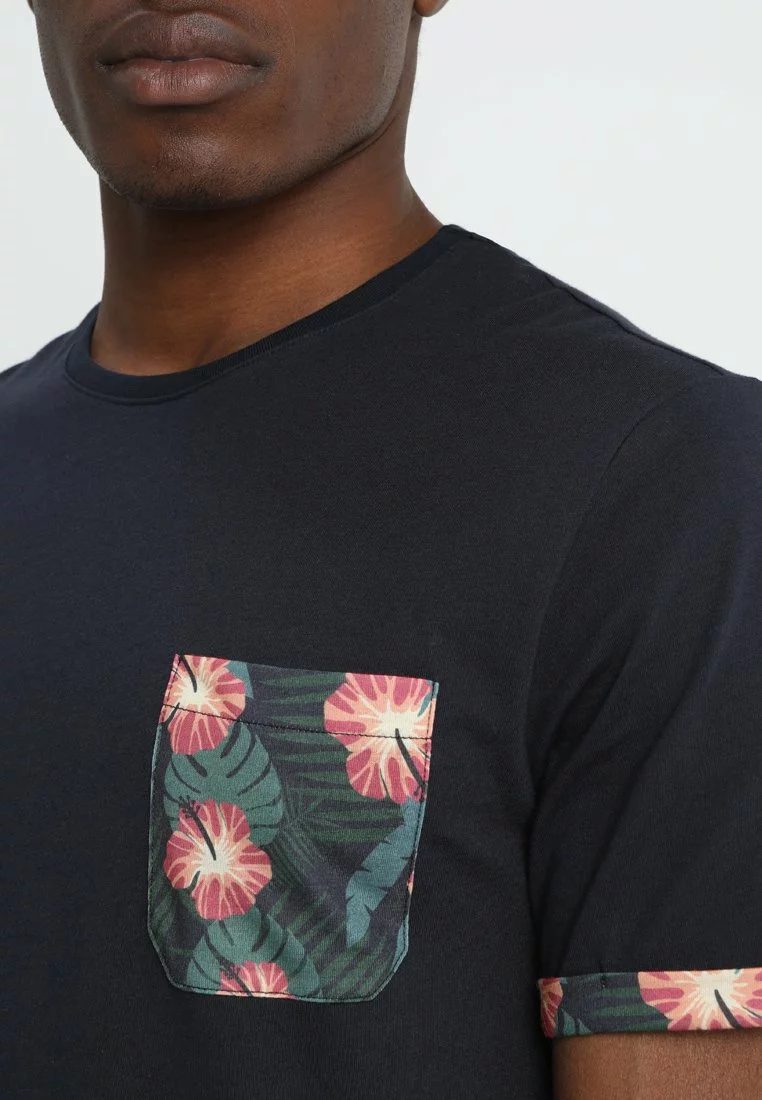 Pier One Uomo T-shirt Con Stampa - Dark Blue 7 Pier One Uomo T-shirt Con Stampa - Dark Blue - immagine 5