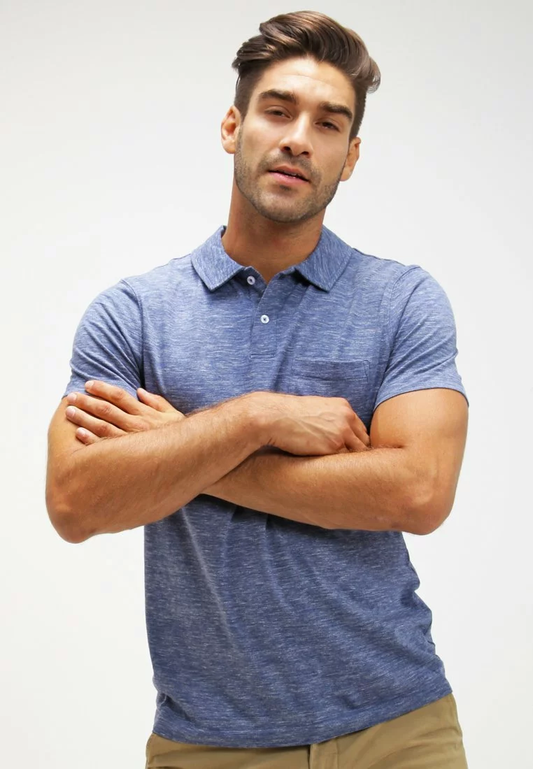 Pier One Uomo Polo - Blue Melange 3 Pier One Uomo Polo - Blue Melange