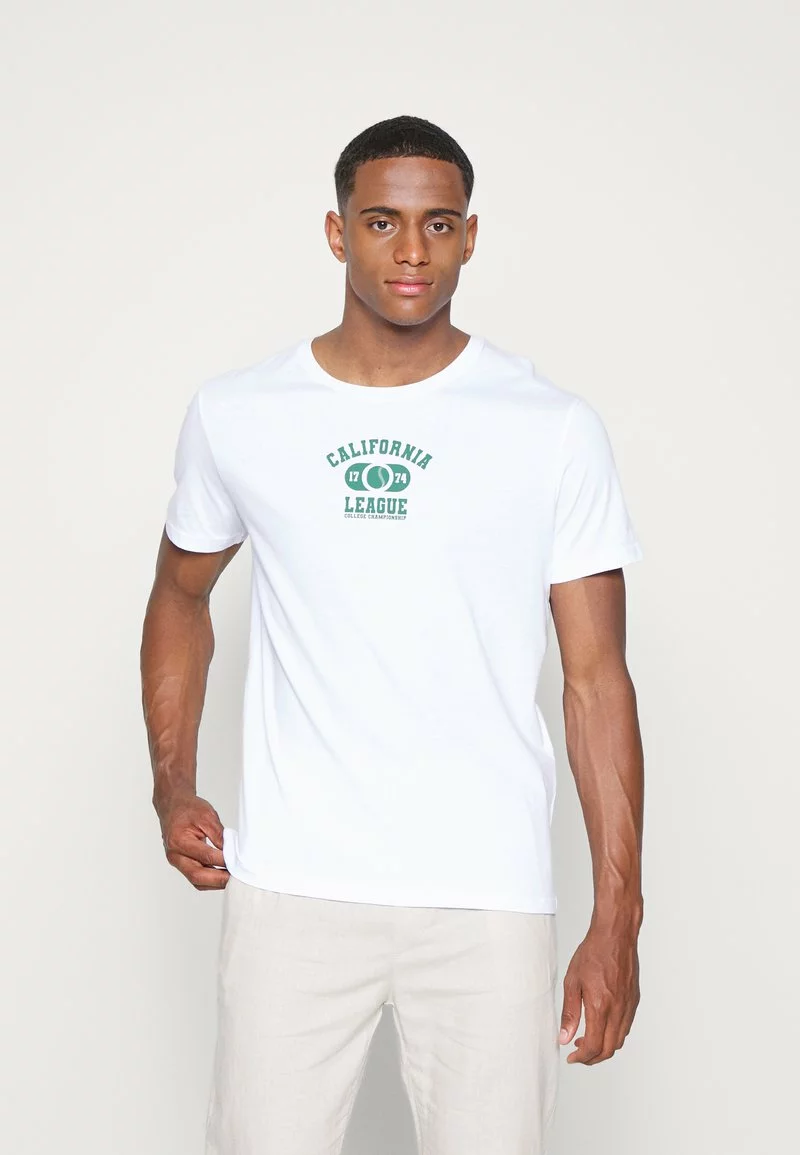 Pier One Uomo CALIFORNIA LEAGUE GRAPHIC T-SHIRT - T-shirt Con Stampa - White 7 Pier One Uomo CALIFORNIA LEAGUE GRAPHIC T-SHIRT - T-shirt Con Stampa - White - immagine 5