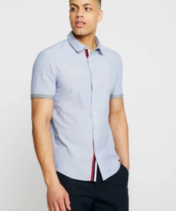 Pier One Uomo Camicia - Dark Blue