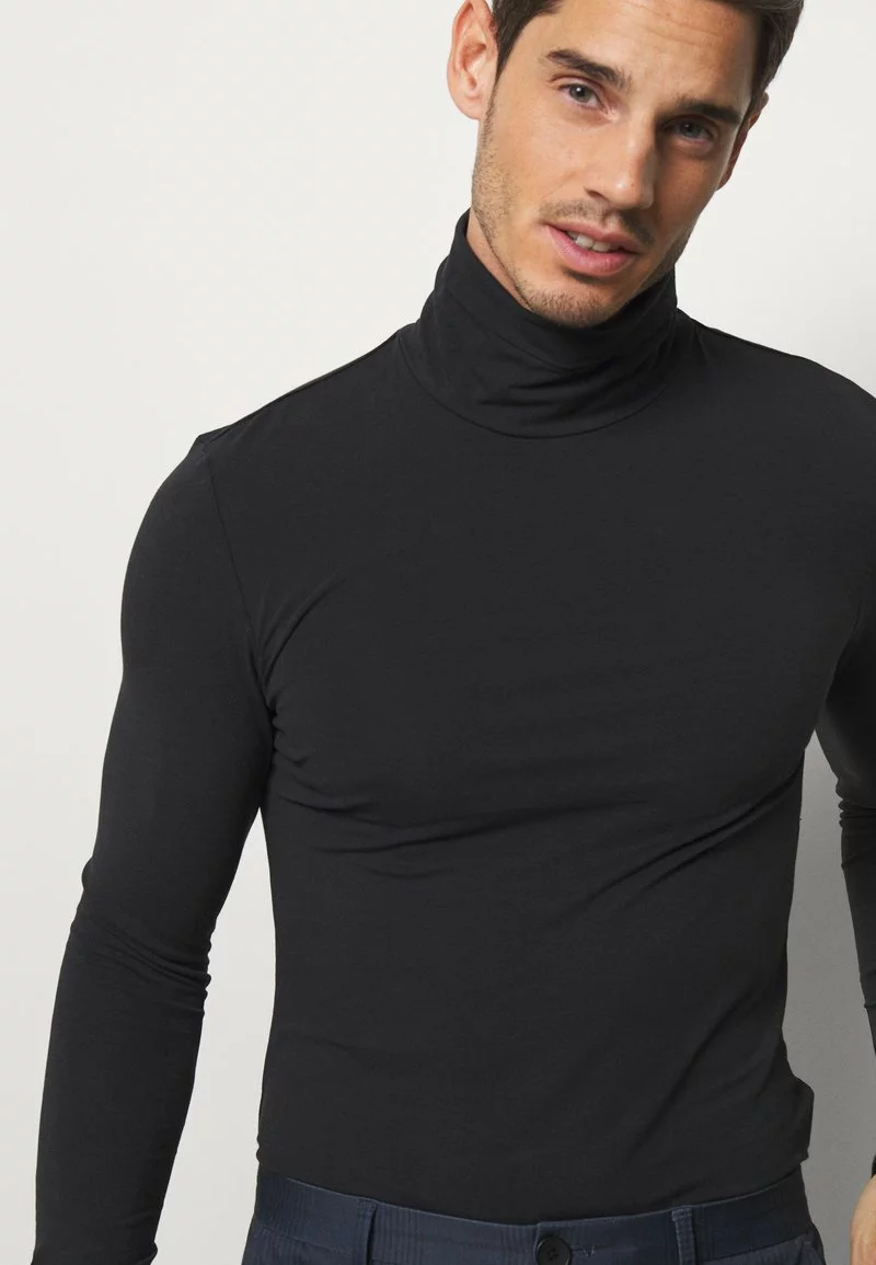 Pier One Uomo 2 PACK - Maglietta A Manica Lunga - Black 7 Pier One Uomo 2 PACK - Maglietta A Manica Lunga - Black - immagine 5