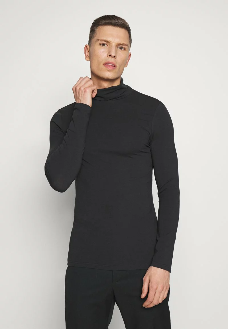 Pier One Uomo 2 PACK - Maglietta A Manica Lunga - White/black 7 Pier One Uomo 2 PACK - Maglietta A Manica Lunga - White/black - immagine 5