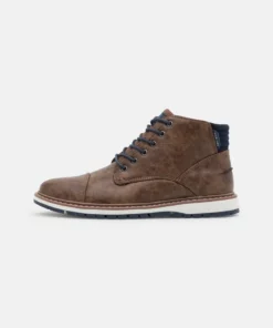 Pier One Uomo Stivaletti Stringati - Brown