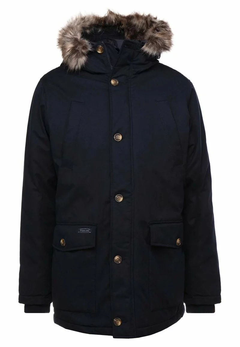 Pier One Uomo Giacca Invernale - Dark Blue 9 Pier One Uomo Giacca Invernale - Dark Blue - immagine 7