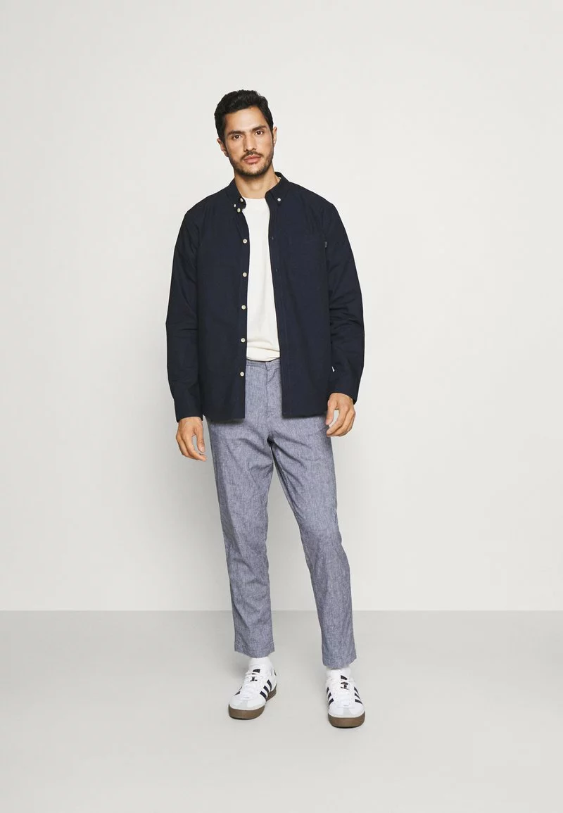 Pier One Uomo Camicia - Dark Blue 4 Pier One Uomo Camicia - Dark Blue - immagine 2