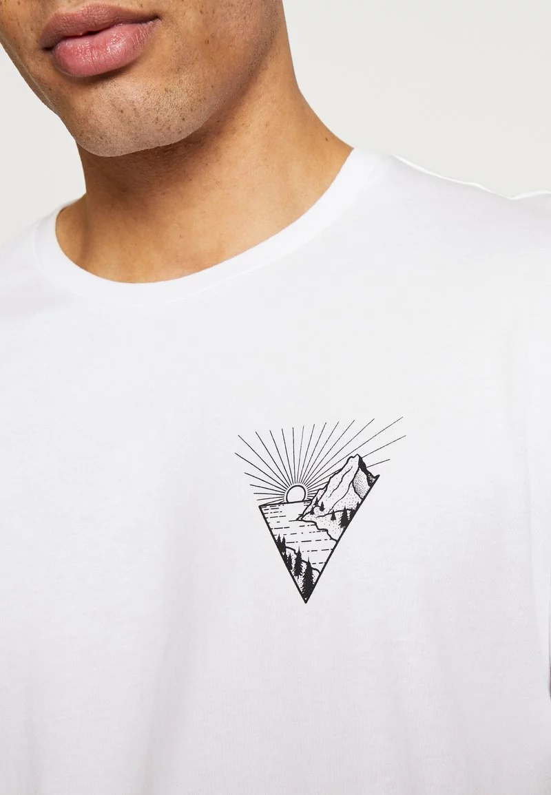 Pier One Uomo T-shirt Con Stampa - White 8 Pier One Uomo T-shirt Con Stampa - White - immagine 6