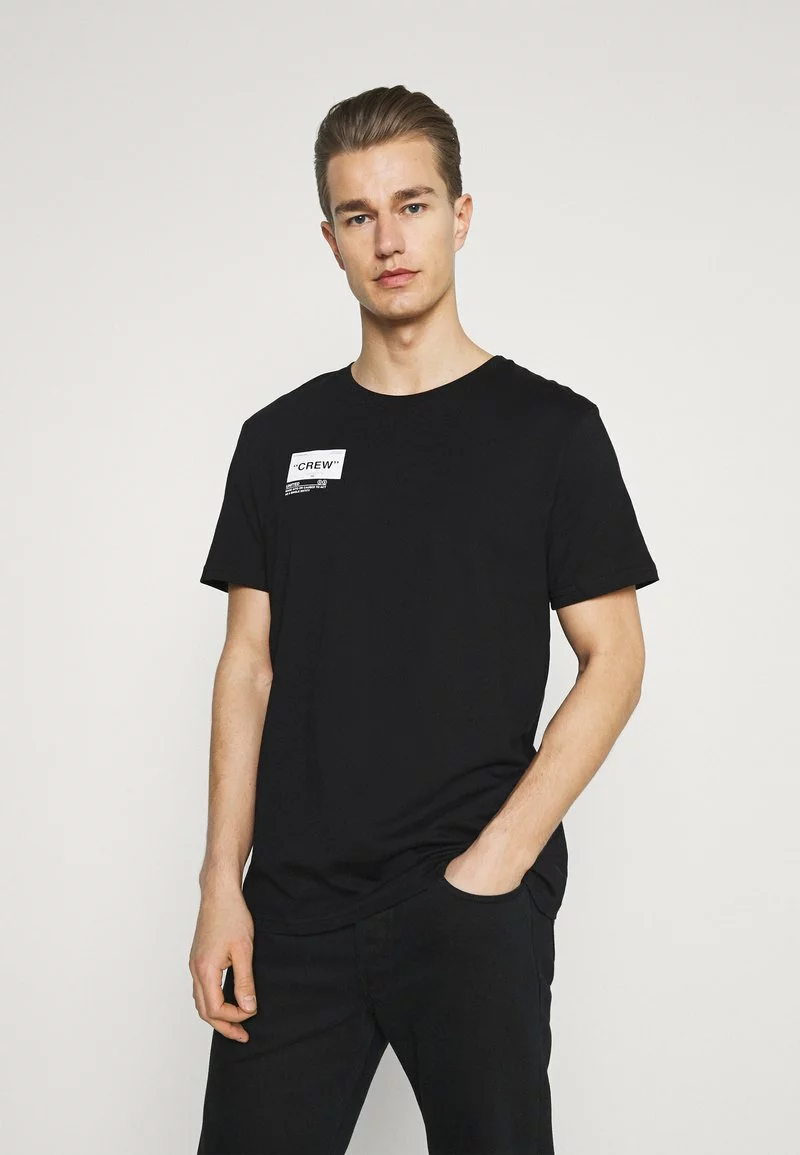 Pier One Uomo T-shirt Con Stampa - Black 3 Pier One Uomo T-shirt Con Stampa - Black
