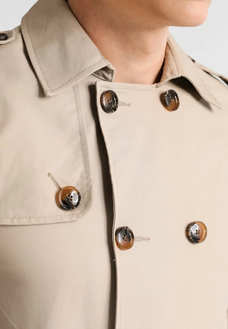 Pier One Uomo Trench - Beige 6 Pier One Uomo Trench - Beige - immagine 4