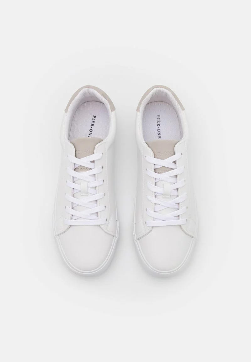 Pier One Unisex Sneakers Basse - White 6 Pier One Unisex Sneakers Basse - White - immagine 4